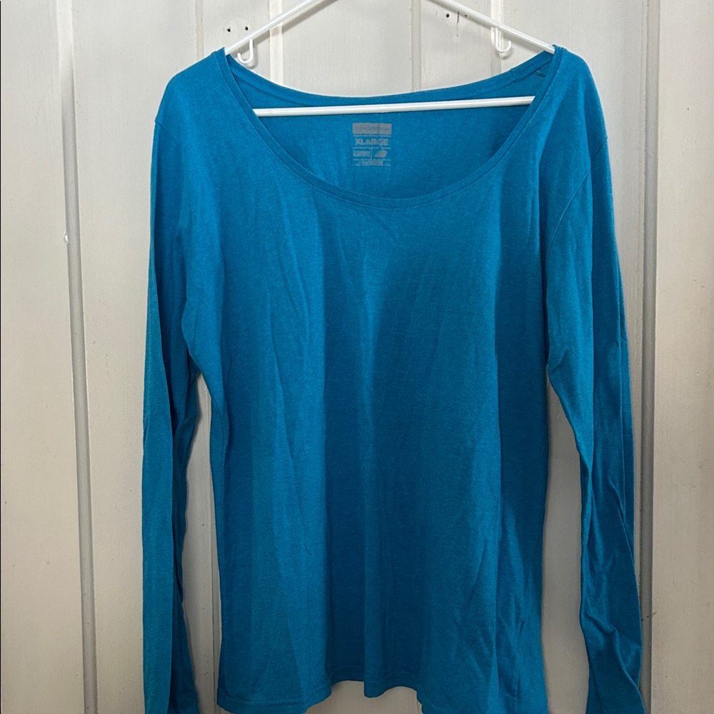 New Balance Vibrant Blue Long Sleeve Tee